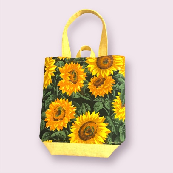 Reusable Shopper Tote bag, shopping bag Organizer, Foldable Cotton Fabric bag - Picture 8 of 9